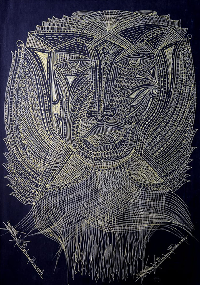 Narsimha in Surpur Inspired Art by Krishna Prakash Thumbnail