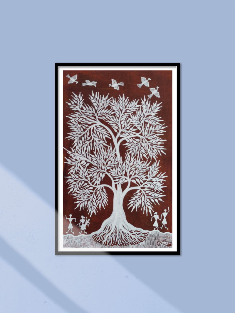 Shop Nature and Human in Warli By Dilip Bahotha