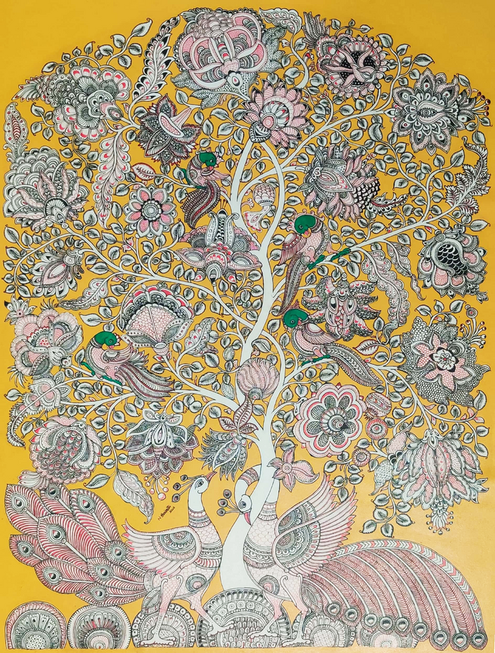 Nature in Kalamkari Inspired Art by Harinath N Thumbnail