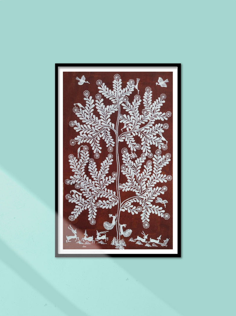 Shop Nature's Beauty In Warli by Dilip Bahotha