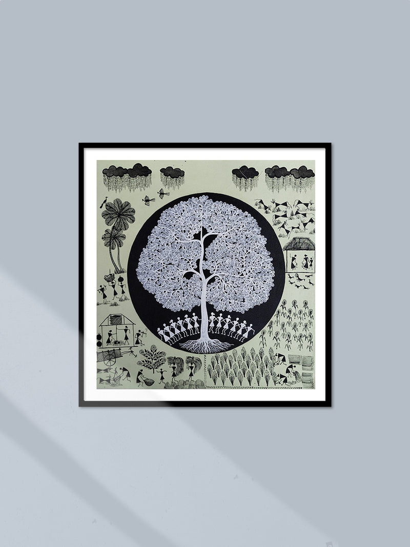 Shop Nature's Embrace in Warli by Dilip Ram Bahotha