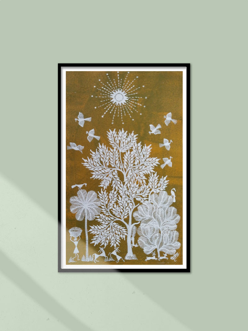 Shop Nature's Harmony In Warli By Dilip Bahotha