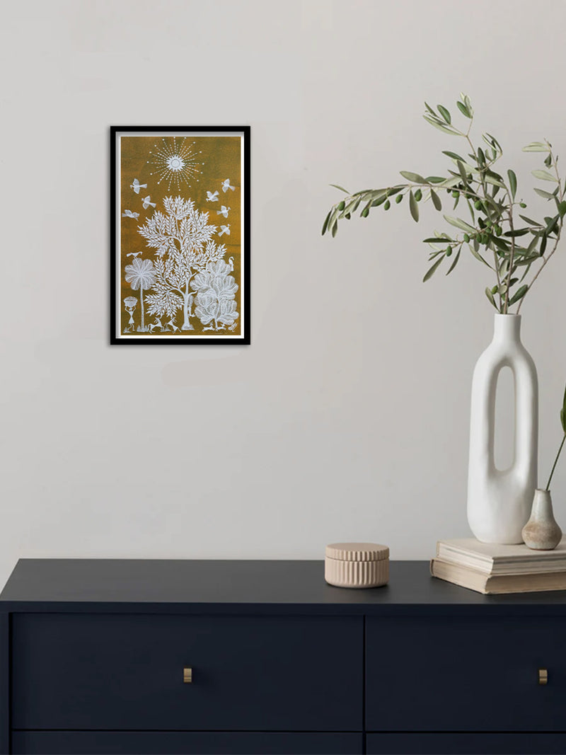 Nature's Harmony In Warli By Dilip Bahotha