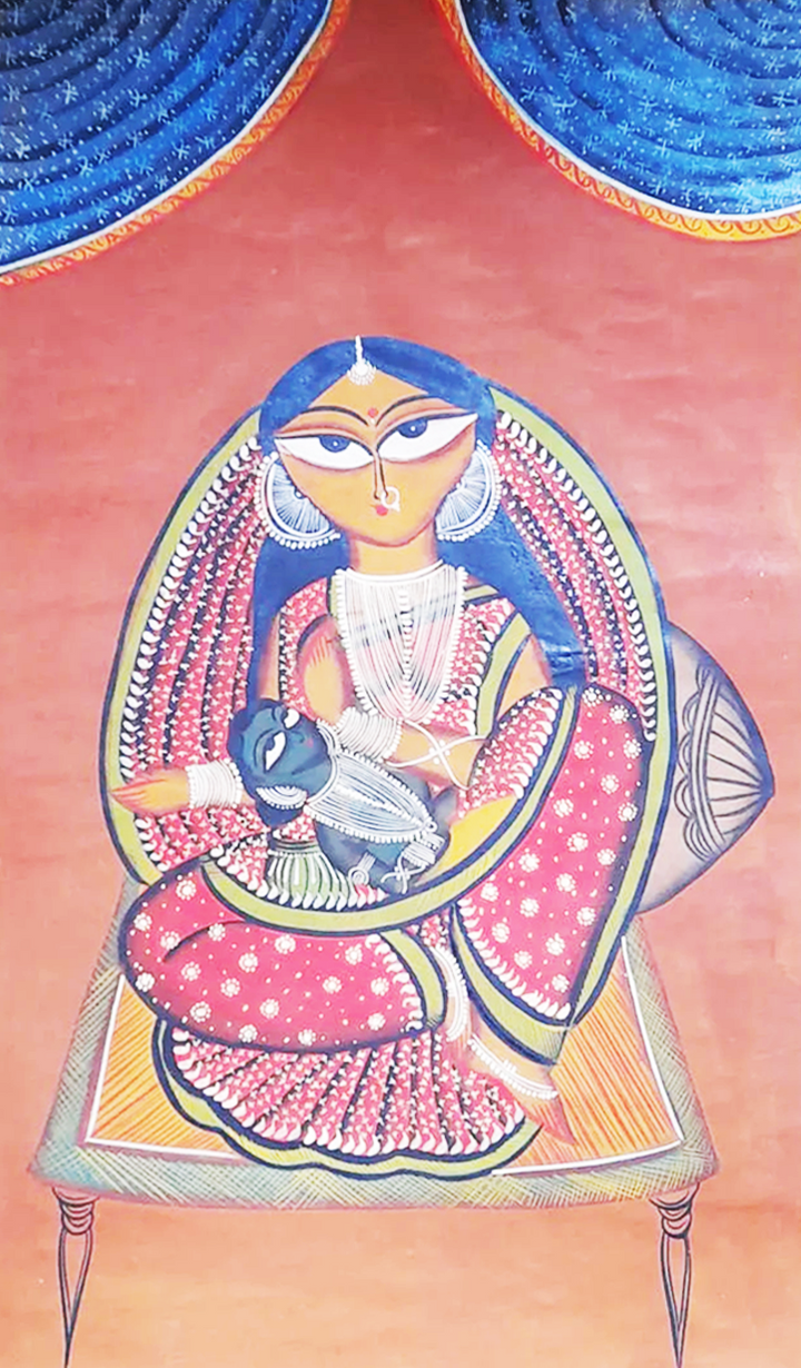 Nurturing Love: Uttam Chitrakar's Kalighat Treasure Thumbnail