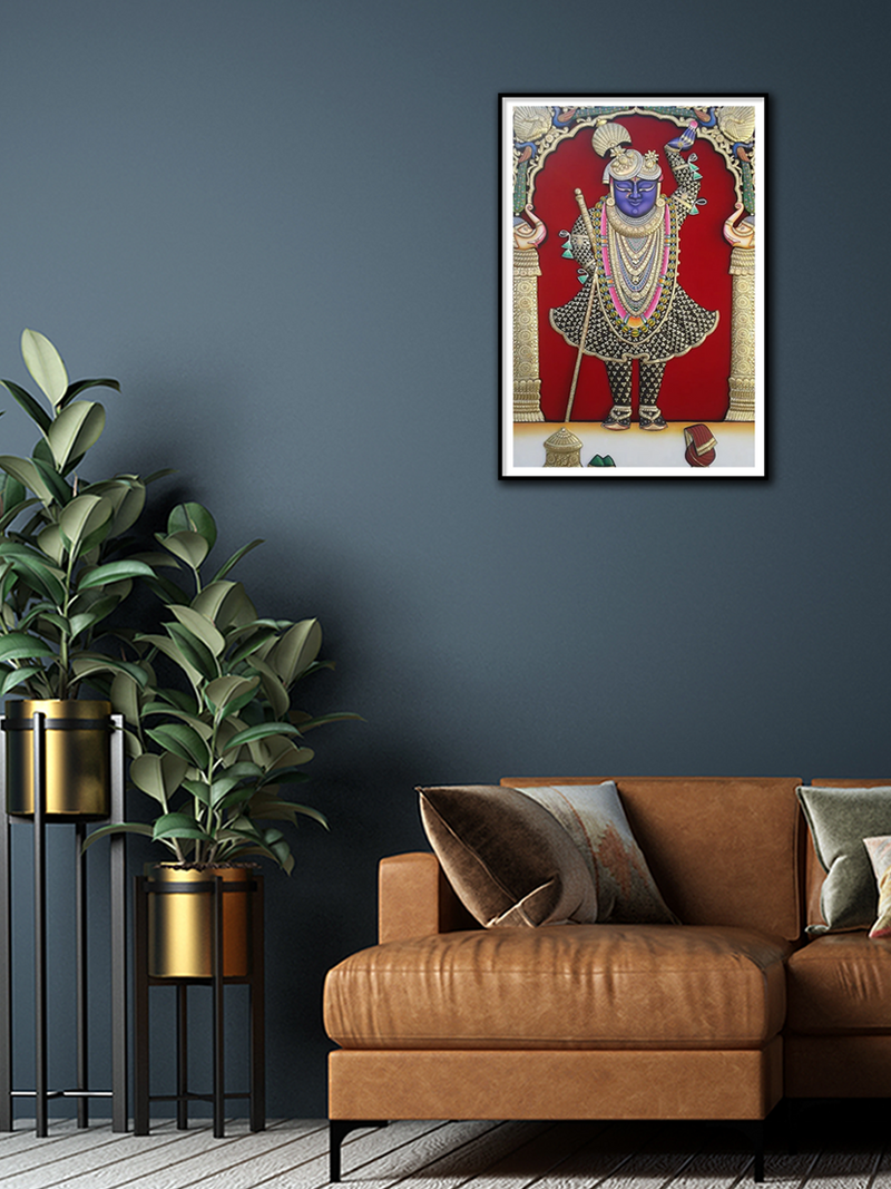 Shrinathji: Pichwai Painting for sale