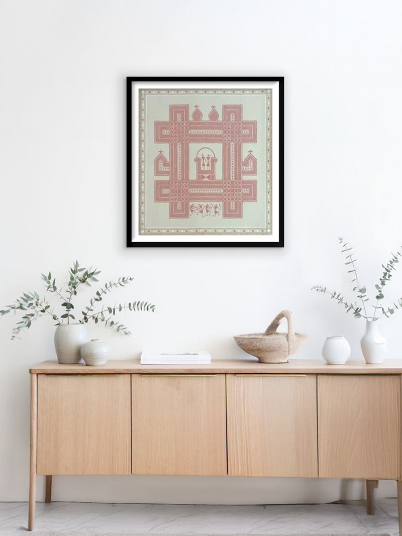Hasegode, a Wedding Hall: Chittara Art by Ishwar Naik