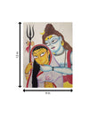 Shiv Parvati In Kalighat by Anwar Chitrakar
