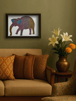 A Gentle Beast in Gond by Gareeba Singh Tekam