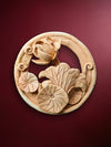 Lotus in Still Bloom in Teracotta by Dolon Kundu