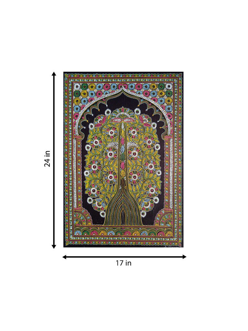 Tree of Life Rogan Art by Rizwan Khatri