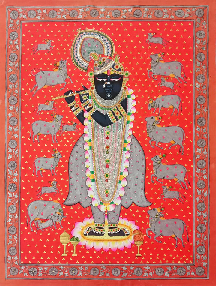 The Divine Tunes of Shrinathji: Gopashtami in Pichwai by Shehzaad Ali Sherani Thumbnail