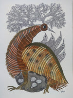 Motherly Affection in Gond by Sukhiram Maravi