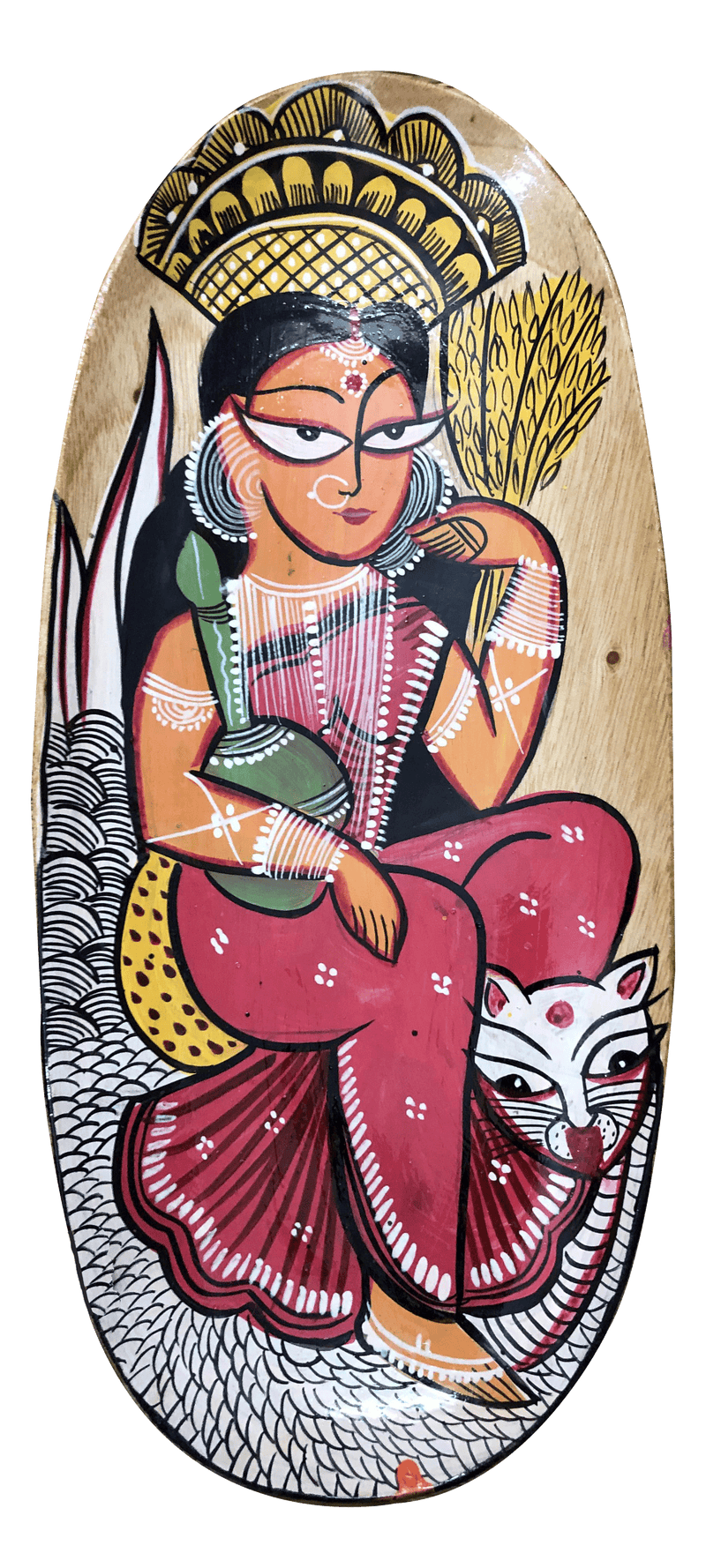 Buy Goddess Lakshmi in Kalighat by Uttam Chitrakar 