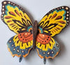The Fluttering Canvas in Wood Inlay by Mohan Kumar