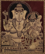 Buy Ganesh in Kalamkari by D Laxmi Amma