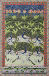 Peacock Raas in Pichwai by Shehzaad Ali Sherani