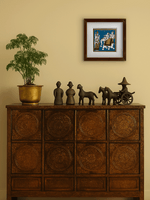 The Welcome of the Royal Procession: A Phad Painting by Kalyan Joshi