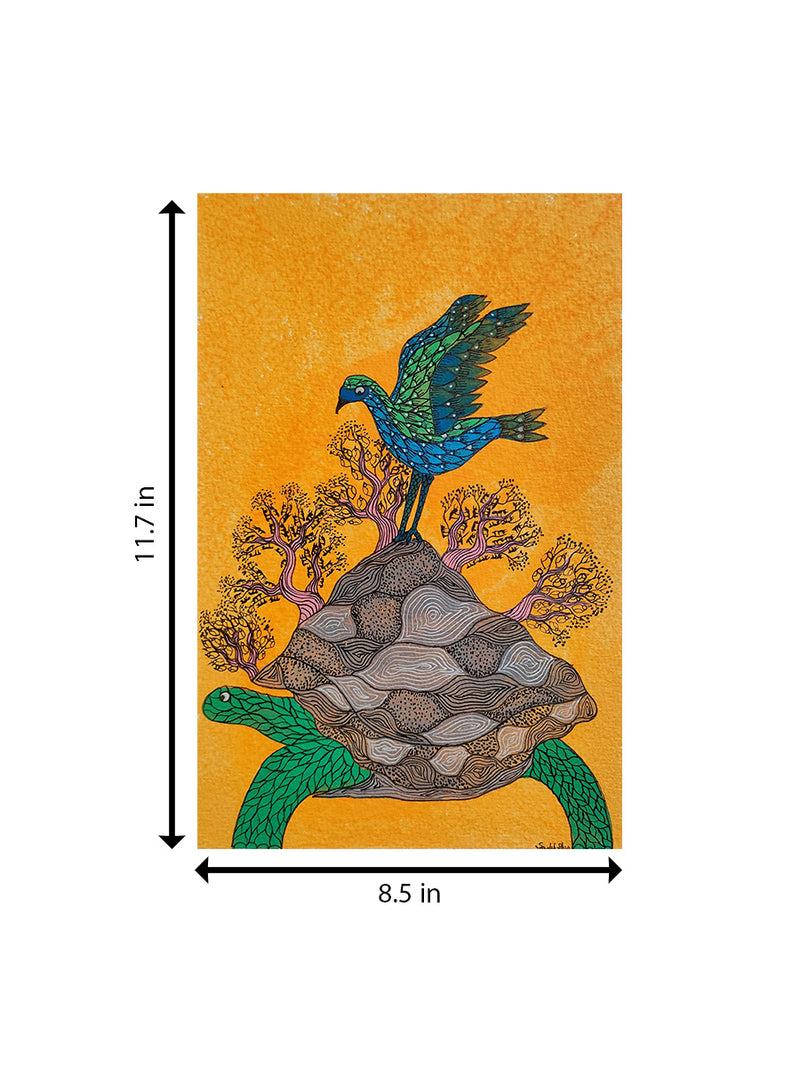 The Nature's Balance In Gond by Sandeep Dhurve