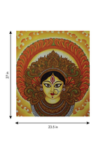 Trinayani: The Goddess Durga in Kerala Mural by Adarsh