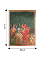 Ram, Sita, and Lakshman in the forest: Kalighat for sale