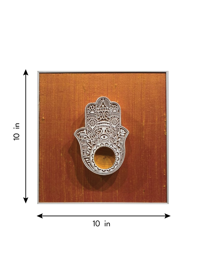 Hand shaped Wooden Block Art for home decor by Vikas Singh