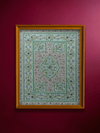 A Tapestry of Silver and Green in Zardozi by Md. Bilal