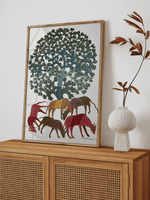Grazing Wild in Gond by Gareeba Singh Tekam