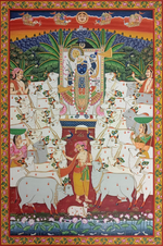 Shrinathji’s Tale: Pichwai Art by Dinesh Soni