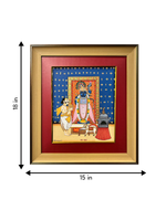 Worshipping Shrinathji In Pichwai by Shehzaad Ali Sherani