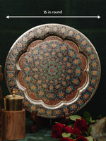 Kaleidoscope of Colors in Marodi Brass Plate