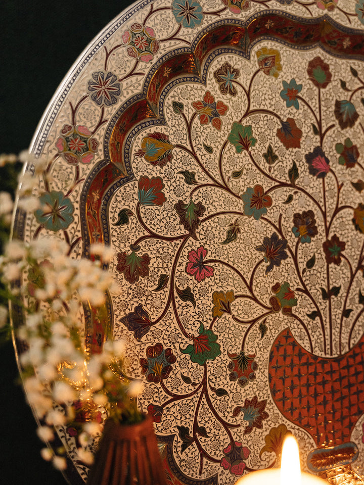 Tree of Life in Marodi Brass Plate Thumbnail
