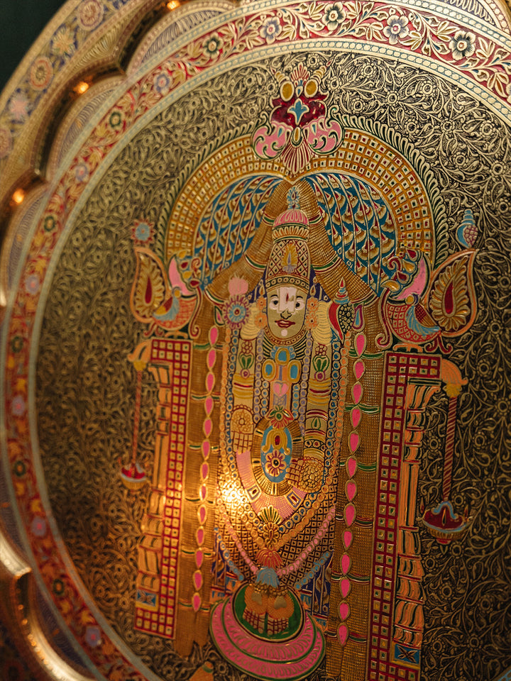 Lord Balaji in Marodi Brass Plate Thumbnail