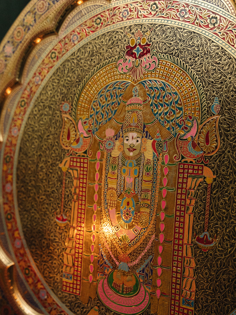 Lord Balaji in Marodi Brass Plate