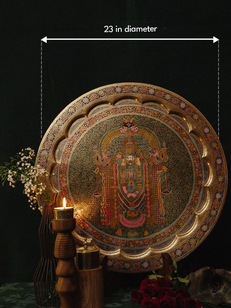 Lord Balaji in Marodi Brass Plate
