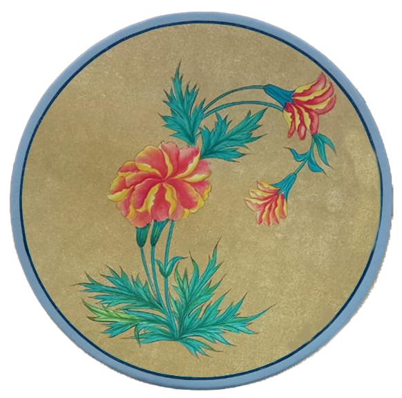 Golden Radiance: Kashmiri Paper Mache by Riyaz Khan Thumbnail