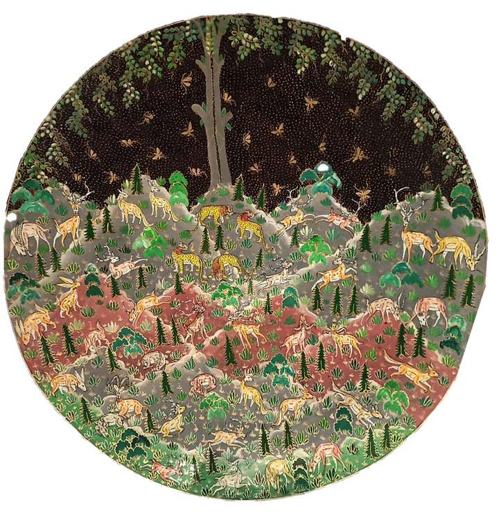 Nocturnal Peace in Kashmir: Kashmiri Paper Mache by Riyaz Khan Thumbnail