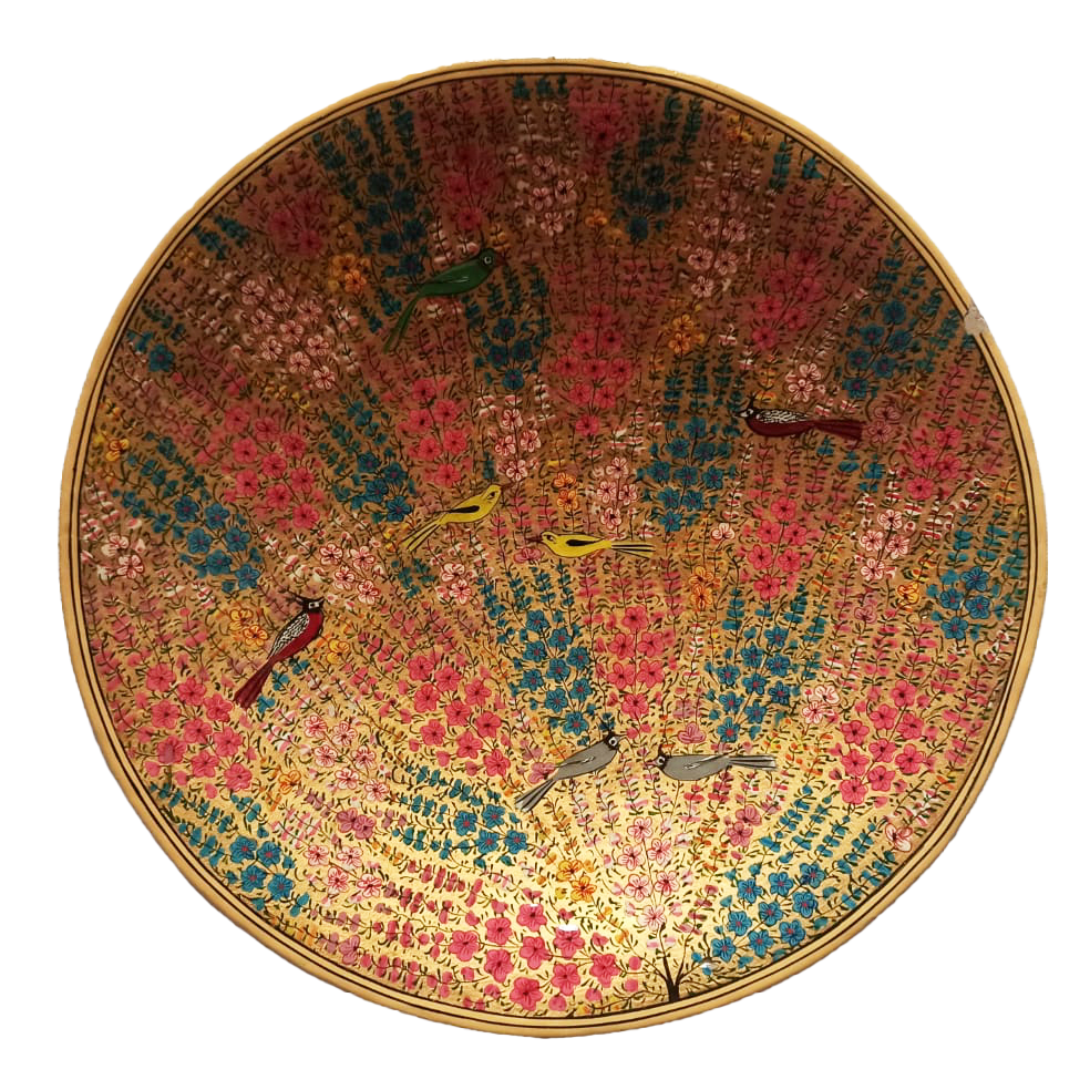 Floral Symphony: Kashmiri Paper Mache by Riyaz Khan