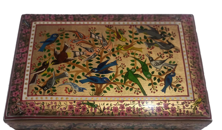Golden Gardens: Kashmiri Paper Mache by Riyaz Khan Thumbnail