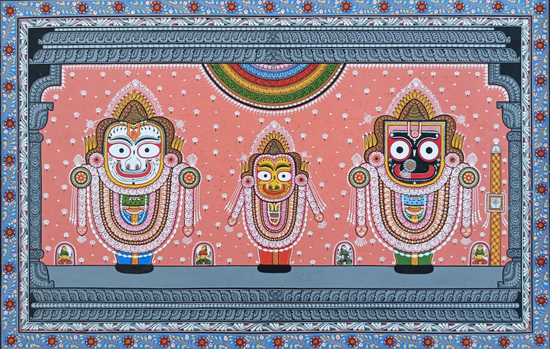 Spiritual Canvas: Purusottam Swain's Jagannath Pattachitra