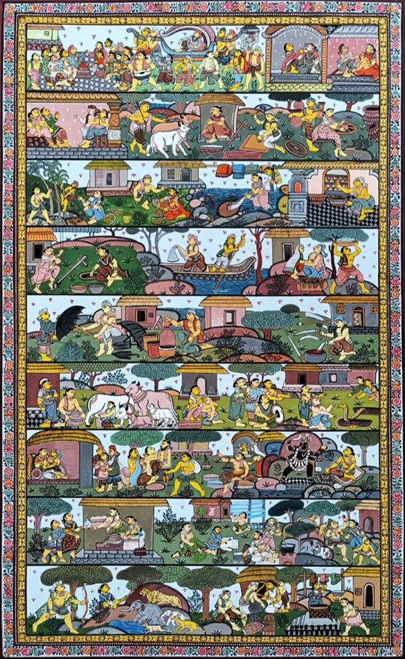 Vibrant Narratives: The Wonders of Pattachitra by Purusottam Swain