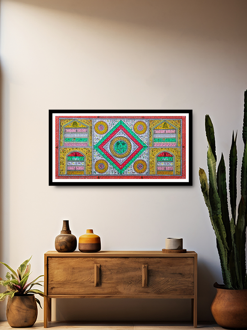 Purchase Colours of Heritage: Rhythms of the Saura Painting by Purusottam Swain