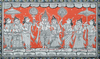Melodies of Devotion: Pattachitra Tapestry by Purusottam Swain