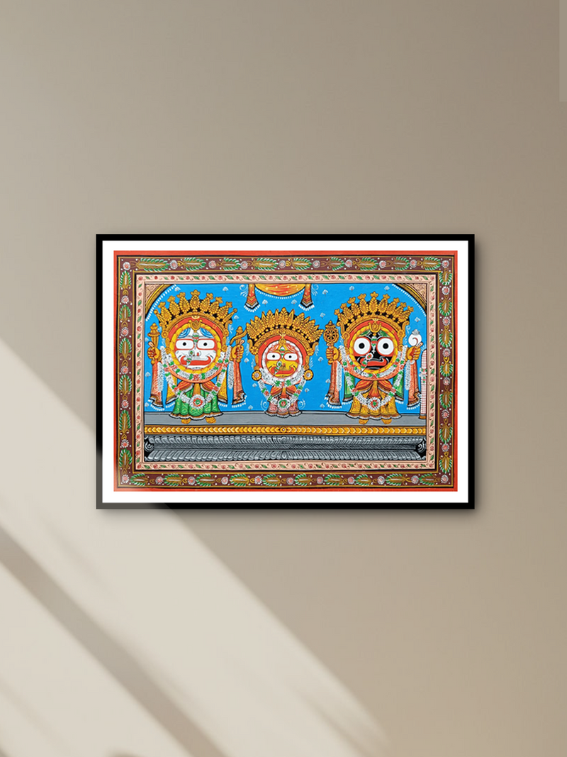 Siblings' Grace: Pattachitra Marvel by Purusottam Swain for sale