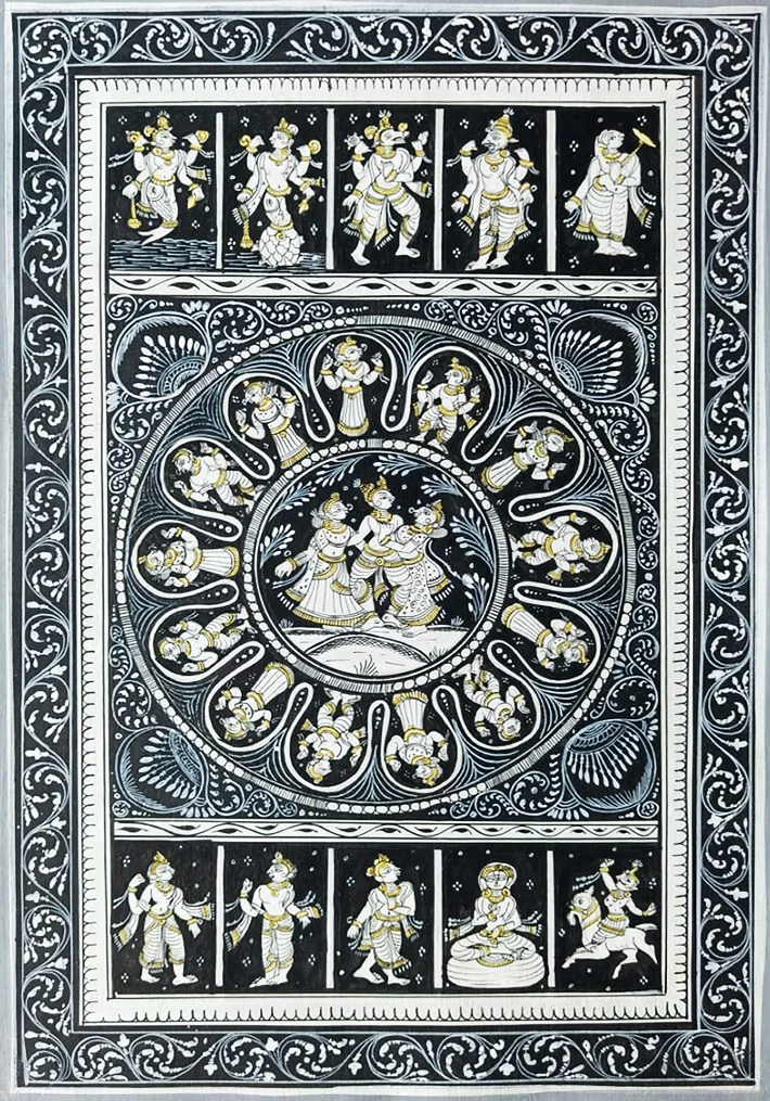 Buy Dashavtar Vishnu: Devotion in Pattachitra by Purusottam Swain