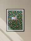 Kamadhenu with Kalam Talai: Pichwai Artwork by Dinesh Soni for sale