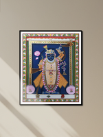 Shrinathji's Radiant Grace: Pichwai Artwork by Dinesh Soni for sale