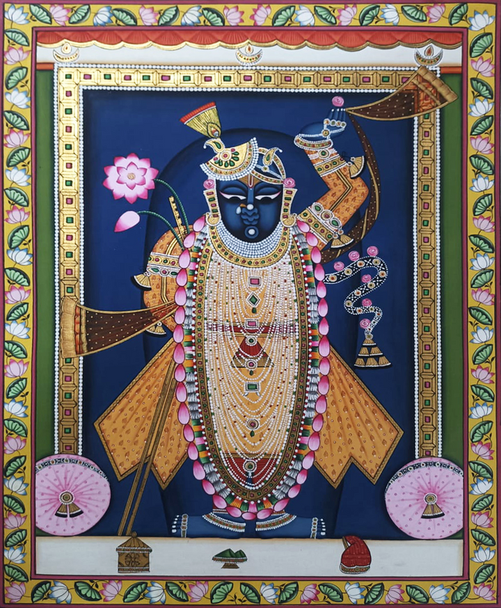 Shrinathji's Divine Opulence in Pichwai by Dinesh Soni Thumbnail