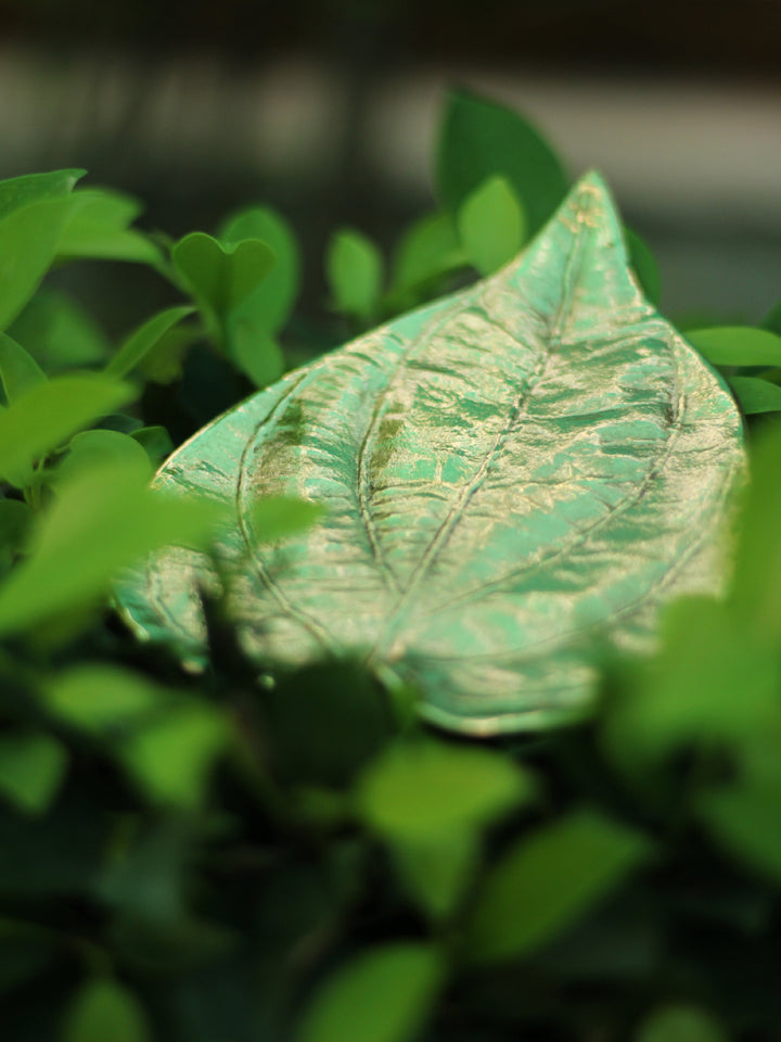 Paan leaf in Brass work by Chanchal Chakraborty Thumbnail