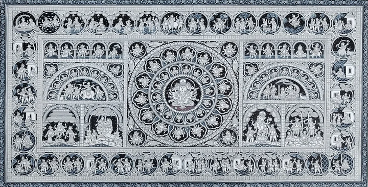 Art - Pattachitra Art by Purusottam Swain for Home Decor Thumbnail