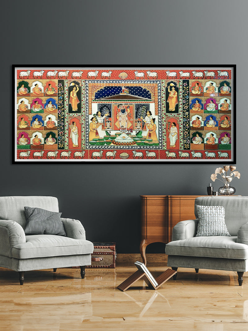 Pankaj Kumar's Usta Miniature Painting: Enduring Shreenath ji